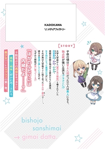 大学入学時から噂されていた美少女三姉妹、生き別れていた義妹だった。１