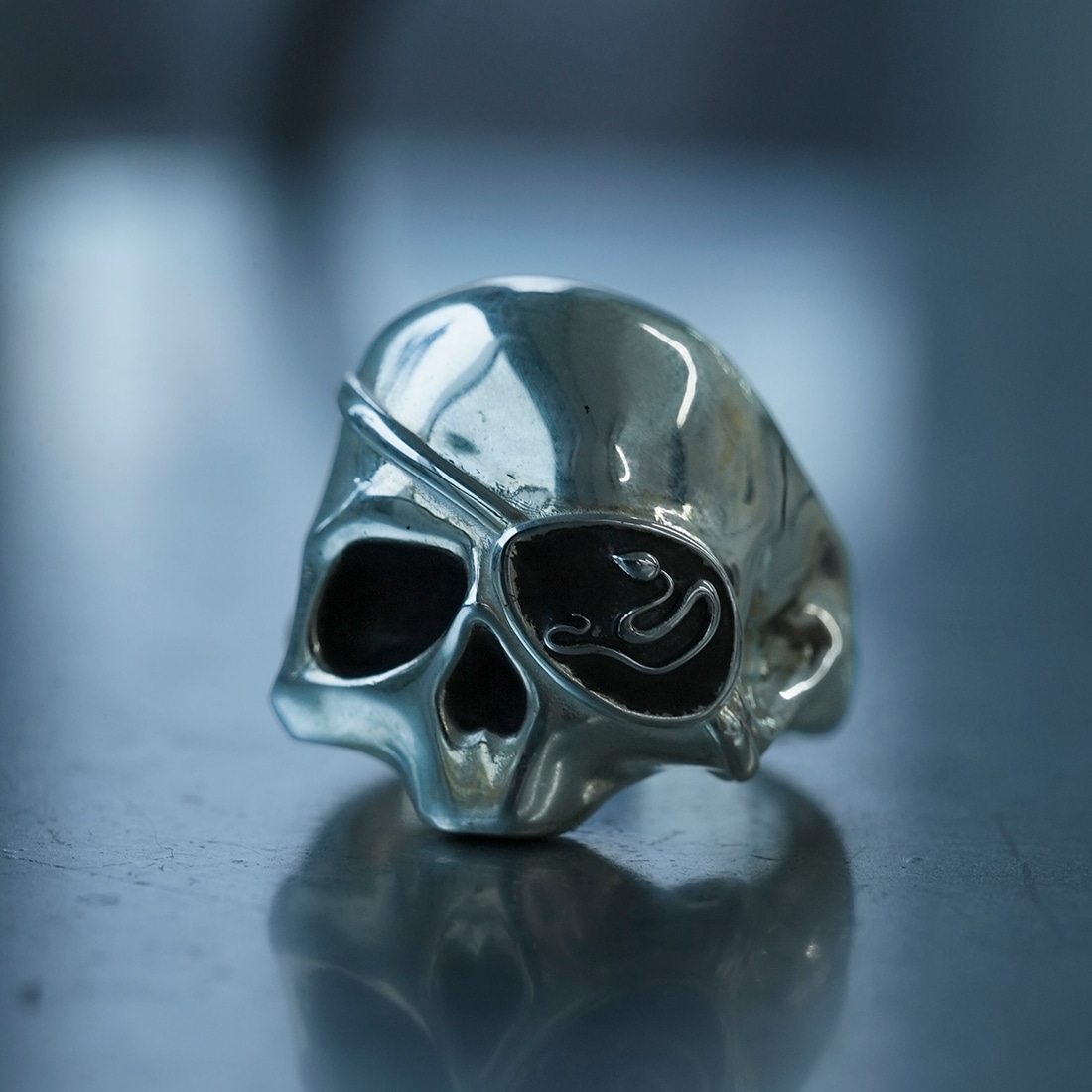 龍が如く】OX JEWELRy Limited Silver Skull Ring for GORO MAJIMA