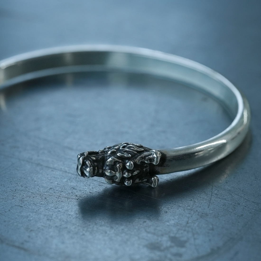 龍が如く】OX JEWELRy Limited Silver Bangle for KIRYU KAZUMA