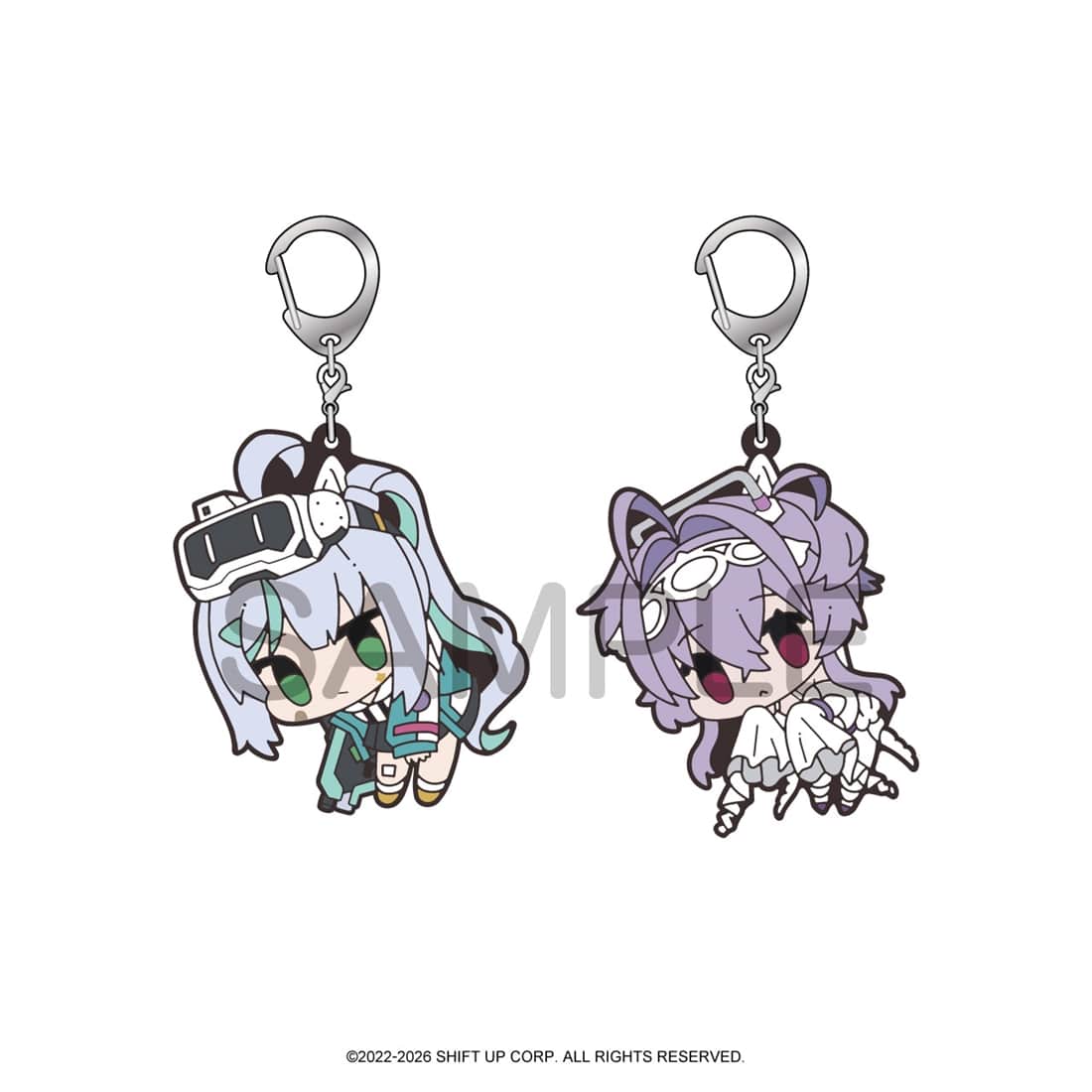 勝利の女神 nikke　レザーキーホルダー　ゴッデスセット　同人 勝利の女神:NIKKE つままれラバーキーホルダー Vol.1 【1BOX】: グッズ