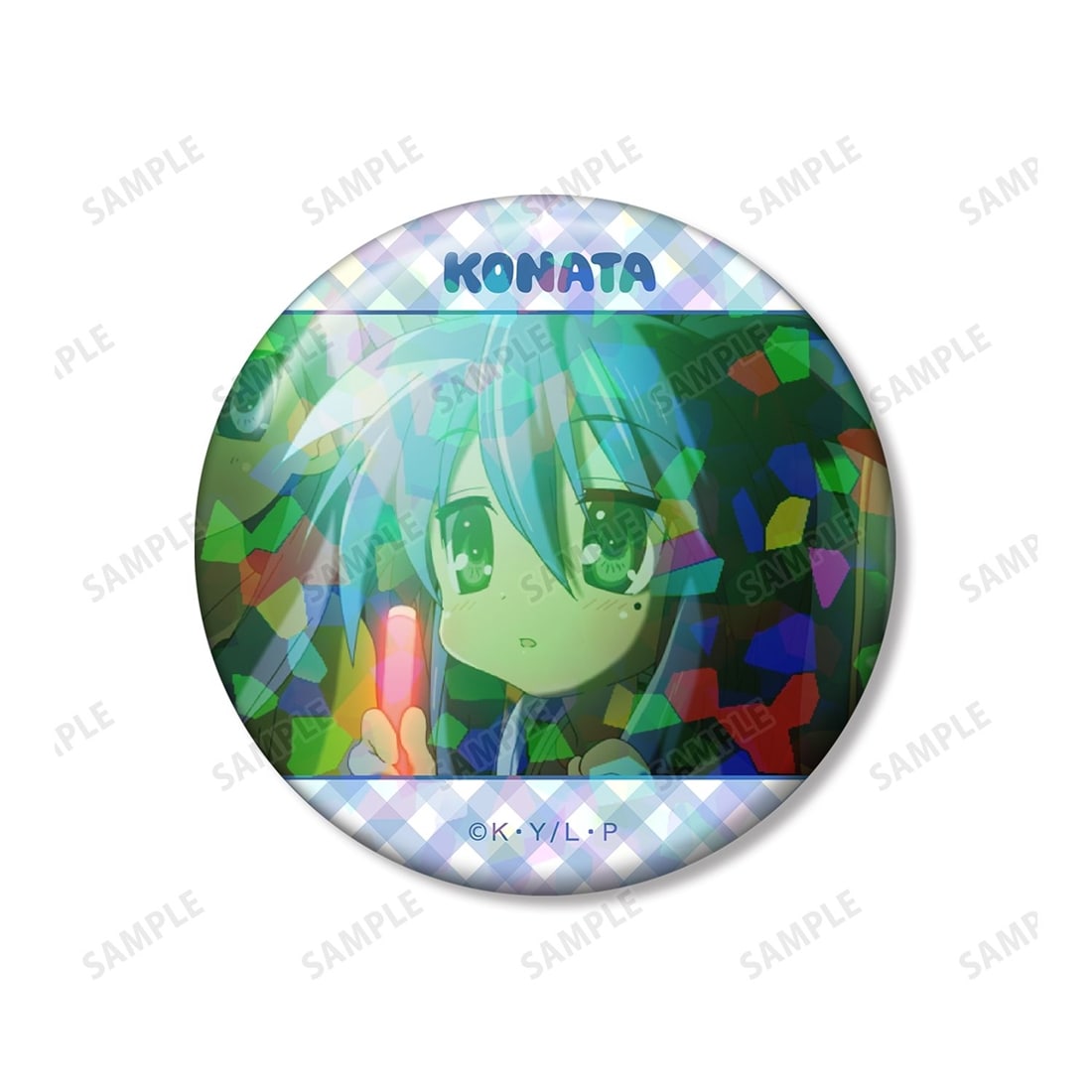 らき☆すた 泉こなた 場面写ホログラム缶バッジ3個セット: グッズ