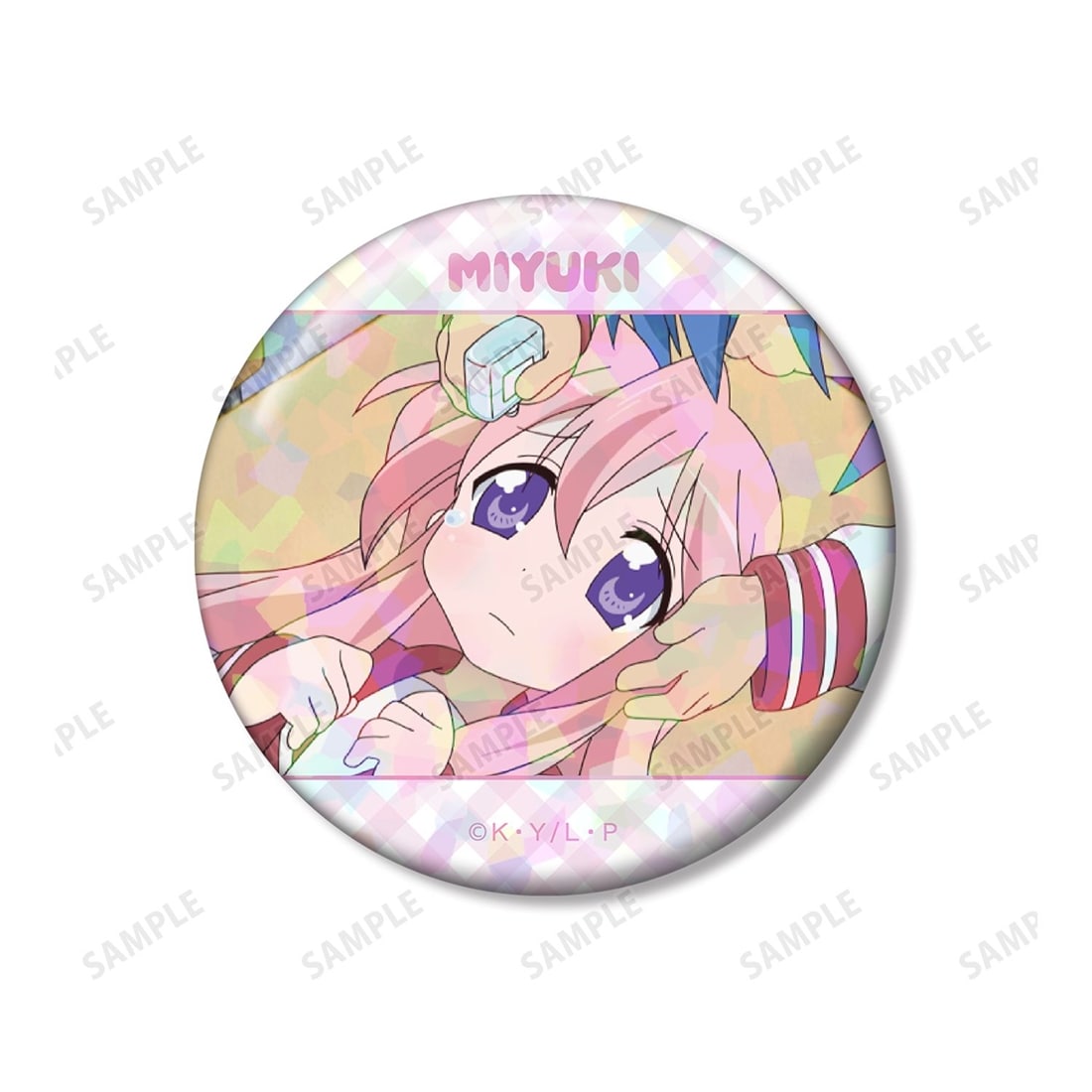 らき☆すた 高良みゆき 場面写ホログラム缶バッジ3個セット: グッズ