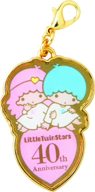 プレミアム原画ポーチ　ミニバケツトート　４０周年記念チャームつき ＬｉｔｔｌｅＴｗｉｎＳｔａｒｓ　４０ｔｈ　アニバーサリーブック