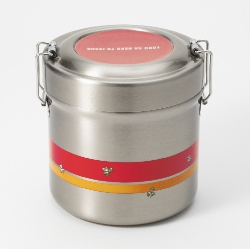 夜は猫といっしょ 超軽量マグボトル350ml・ステンレスランチ