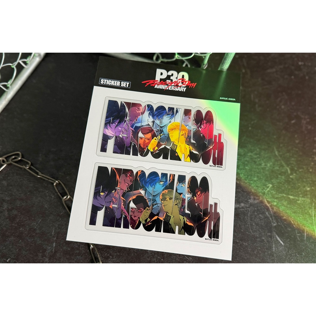 P30th 30周年記念イラストA クリアステッカーセット: グッズ・文具