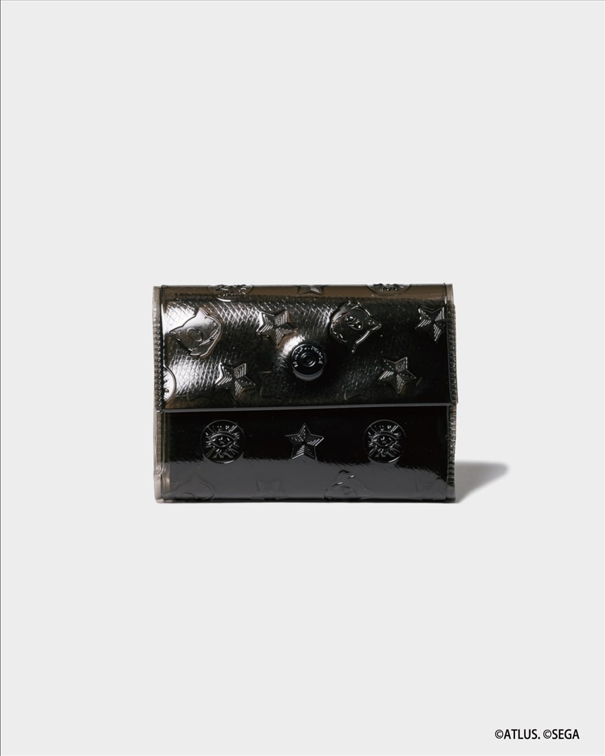 beautiful people×P5R nothing to hide miniwallet black black