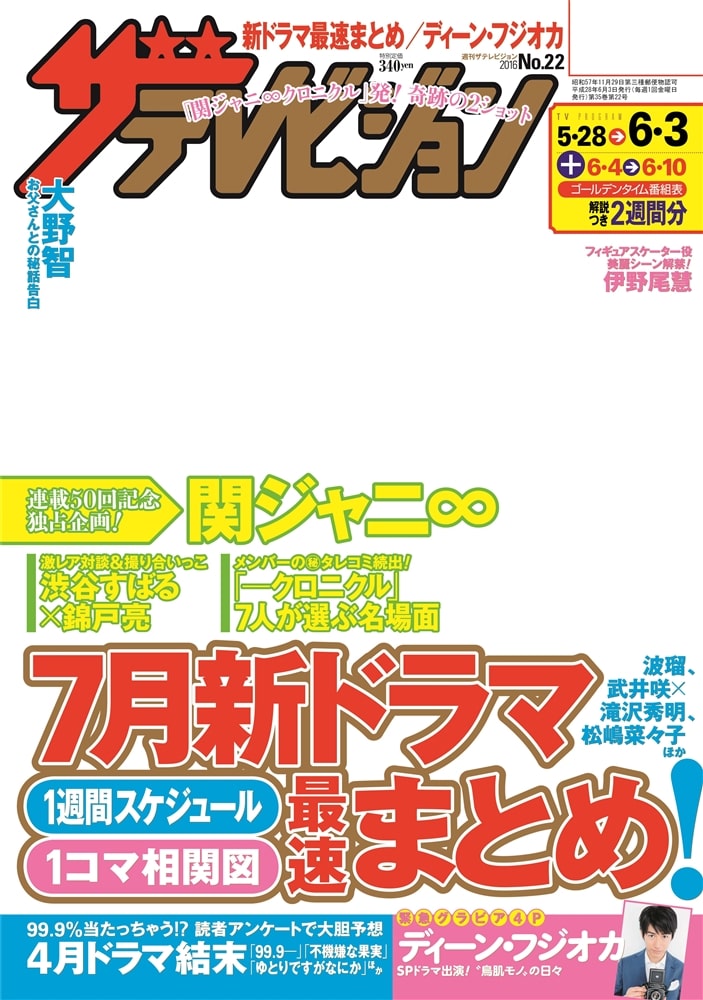 ザテレビジョン　鹿児島・宮崎・大分版　２８年６／３号
