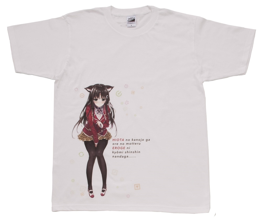 非オタの彼女が俺の持ってるエロゲに興味津々なんだが…… ファンタジアヒロイン プリントTシャツ