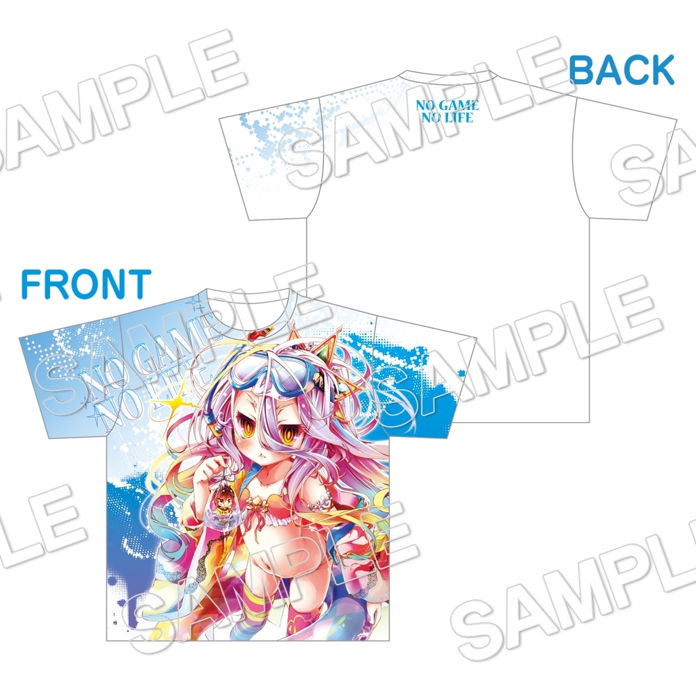 MF文庫J 夏の学園祭2018 「ノーゲーム・ノーライフ」水辺のフルグラフィックドライTシャツ