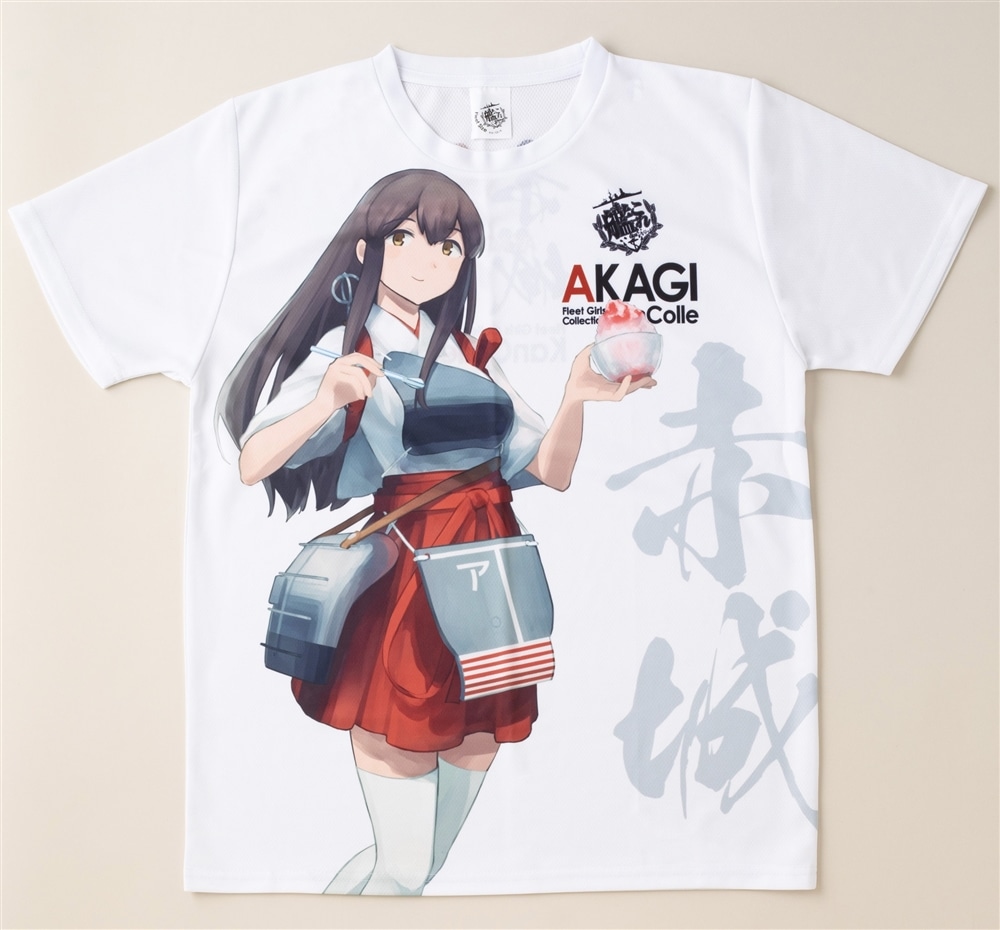 「艦これ」鎮守府氷祭り公式Tシャツ Ⅱ型 【赤城さんかき氷mode】 【F】size