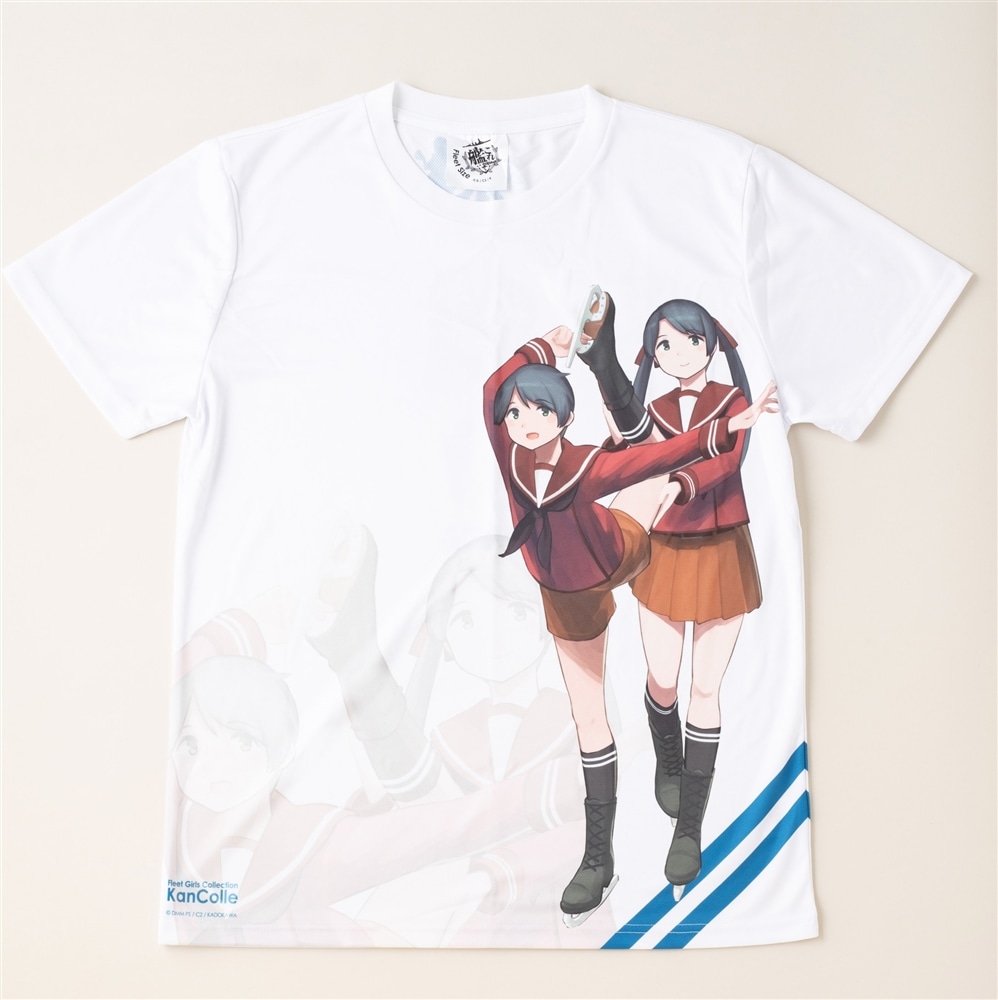 「艦これ」鎮守府氷祭り記念Tシャツ 氷上の【最上&三隈mode】 【F】size