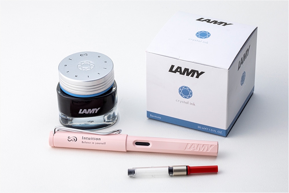 藤本さきこ × LAMY Sakiko Collaboration Edition 万年筆＆インクセット【パウダーローズ─Intuition×ベニトアイト】