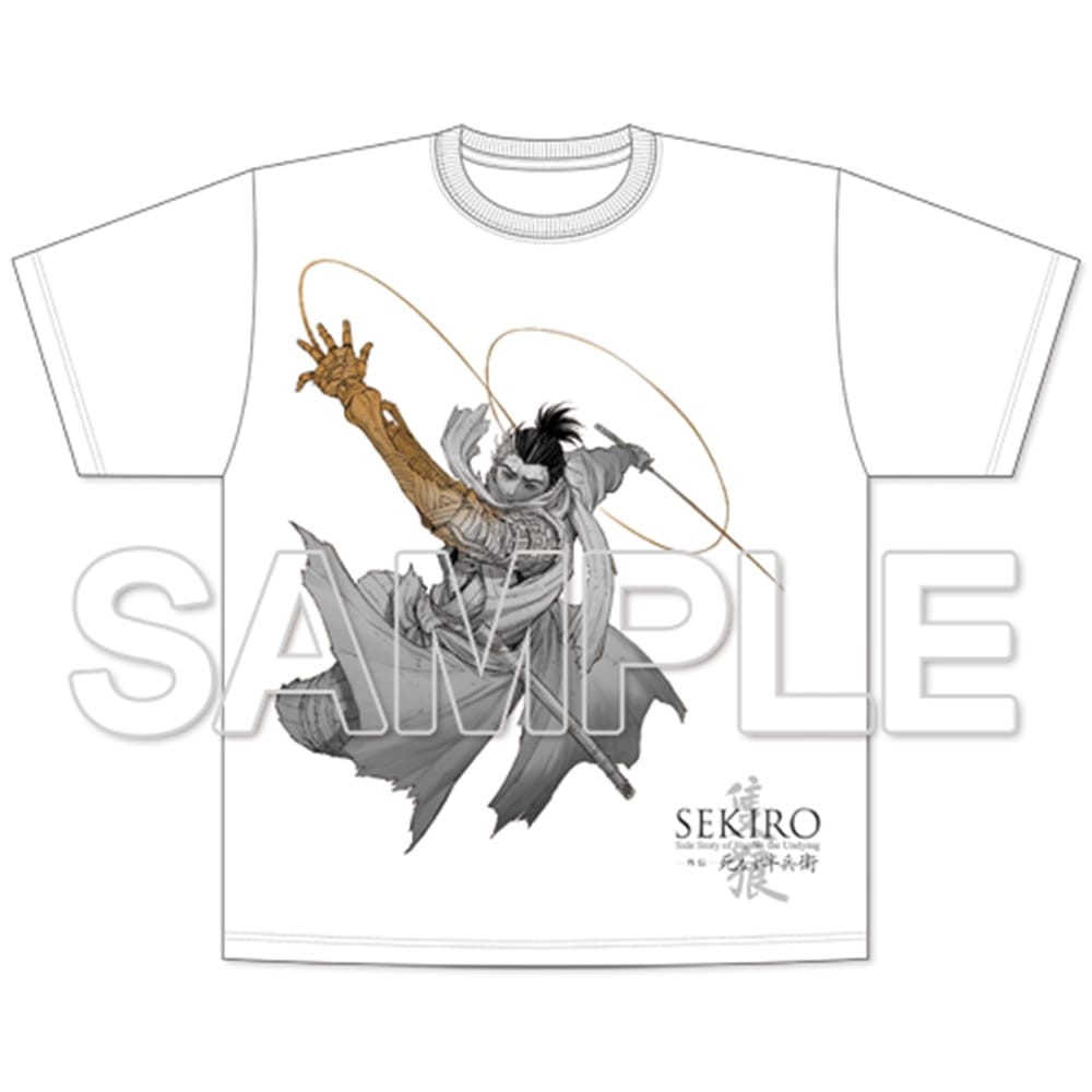 『SEKIRO 外伝 死なず半兵衛』Tシャツ 隻狼ver. XXLサイズ