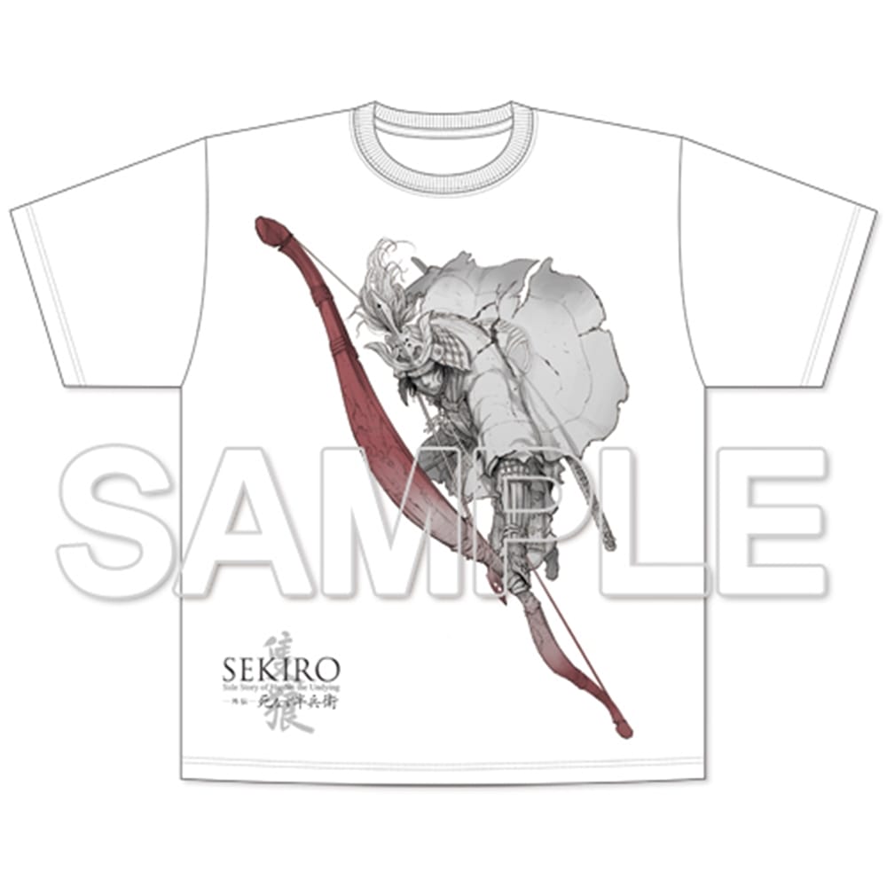 『SEKIRO 外伝 死なず半兵衛』Tシャツ 弦一郎ver. XLサイズ