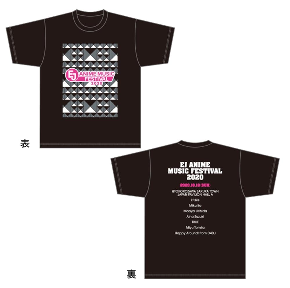 『EJ ANIME MUSIC FESTIVAL 2020』オリジナルTシャツ　M