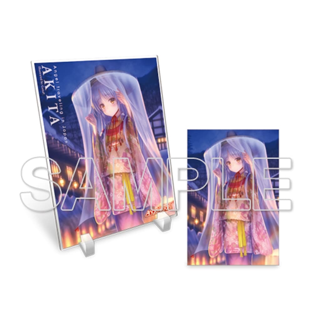 電撃G'sマガジン2022年3月号誌上通販 『Angel Beats!』旅する天使ちゃんアクリルスタンド＆ポストカードセット [11]～秋田県を旅する天使ちゃん～