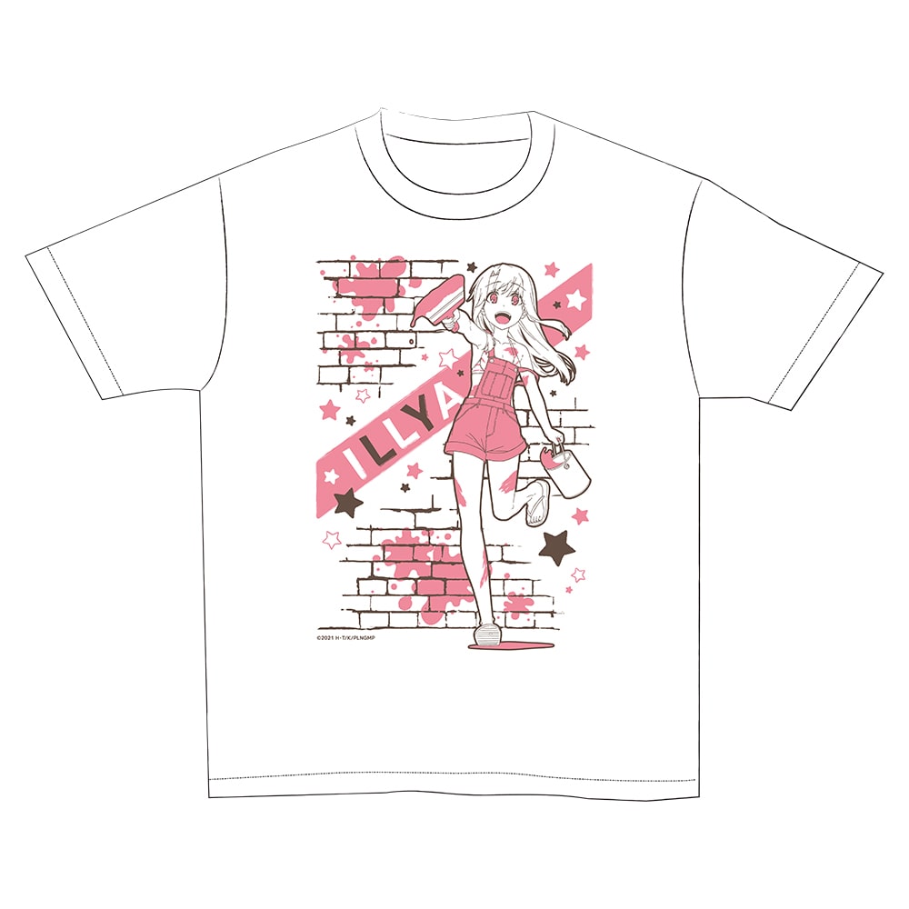 「プリズマ☆イリヤ Licht 名前の無い少女」展　Tシャツ①　イリヤ　Mサイズ