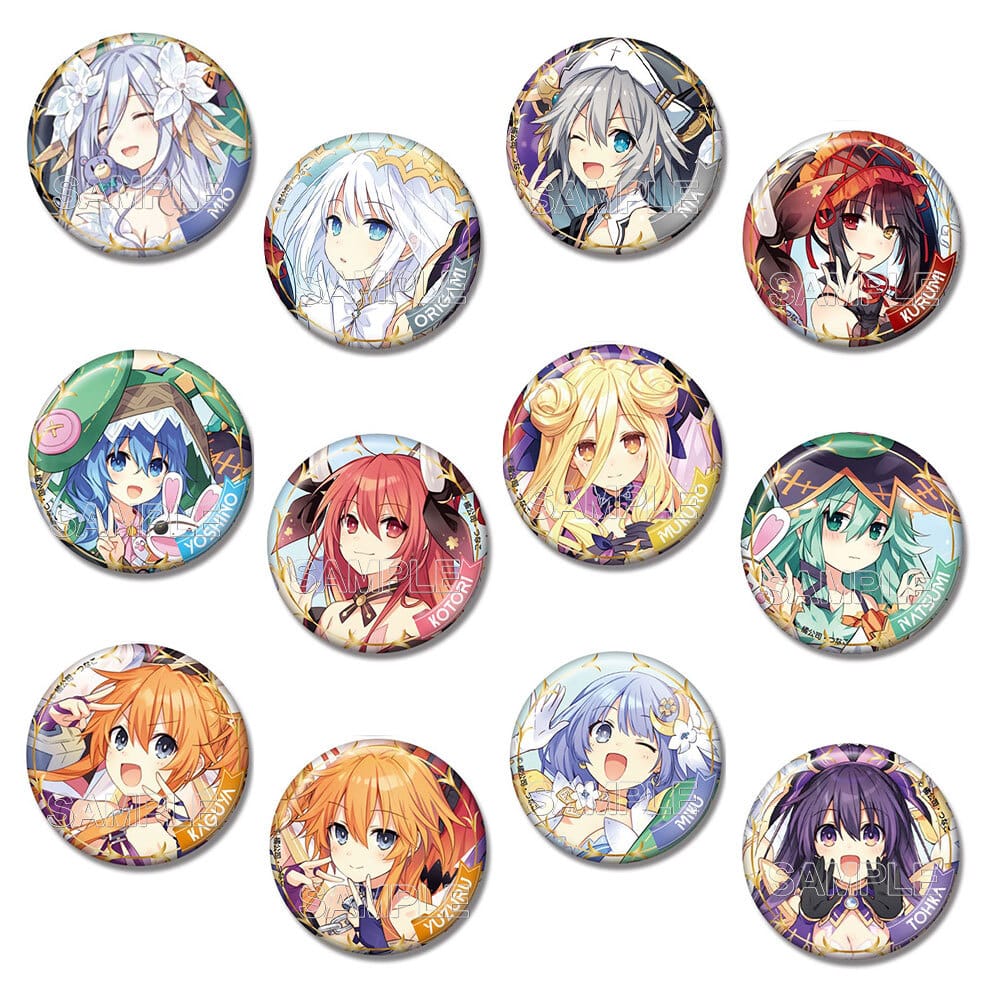 DATE A LIVE 10th ANNIVERSARY トレーディング缶バッジ