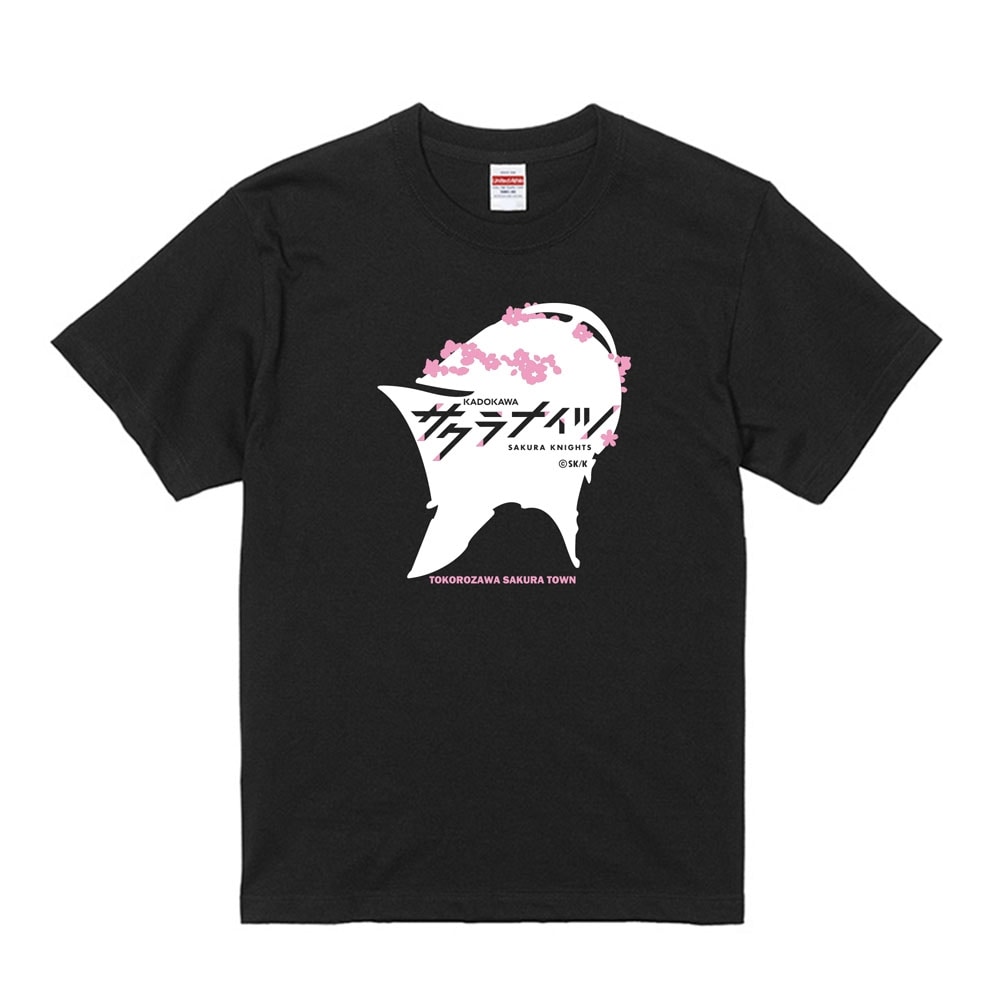 KADOKAWAサクラナイツ 桜騎士Tシャツ ブラック S