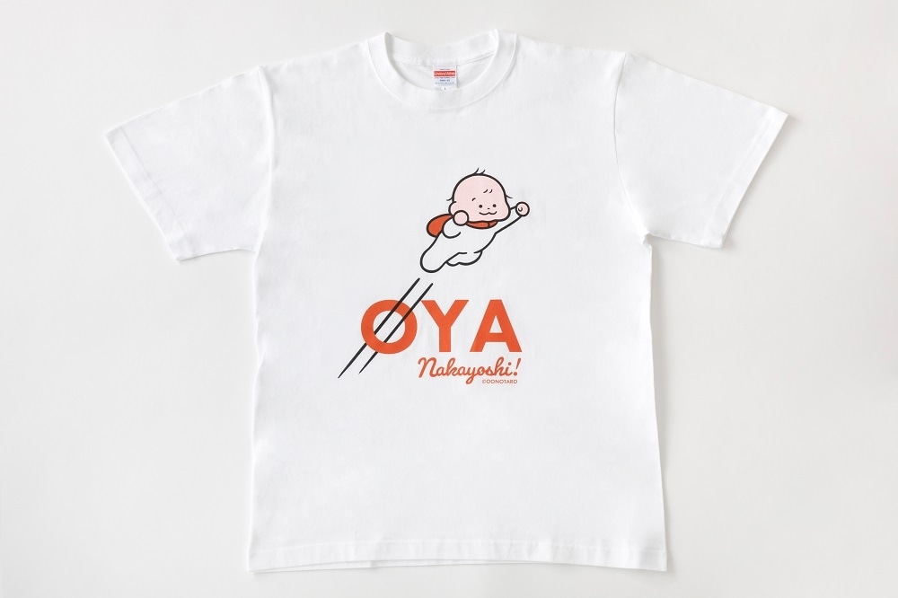 おおのたろう　OYAKOTシャツ ＜OYA＞　オレンジ　L