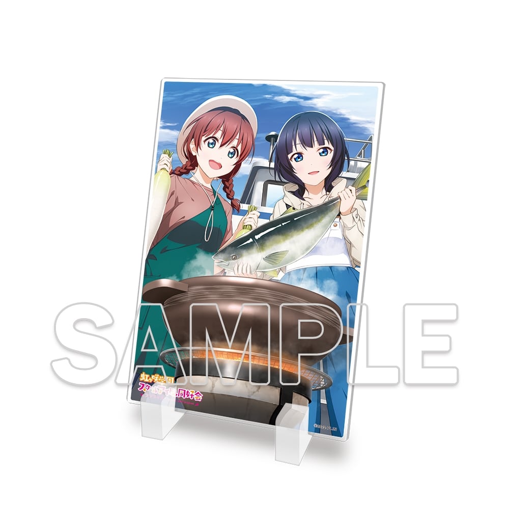 LoveLive! Days 2023年6月号 『ラブライブ！虹ヶ咲学園スクールアイドル同好会』ミニアクリルプレート 果林＆エマ