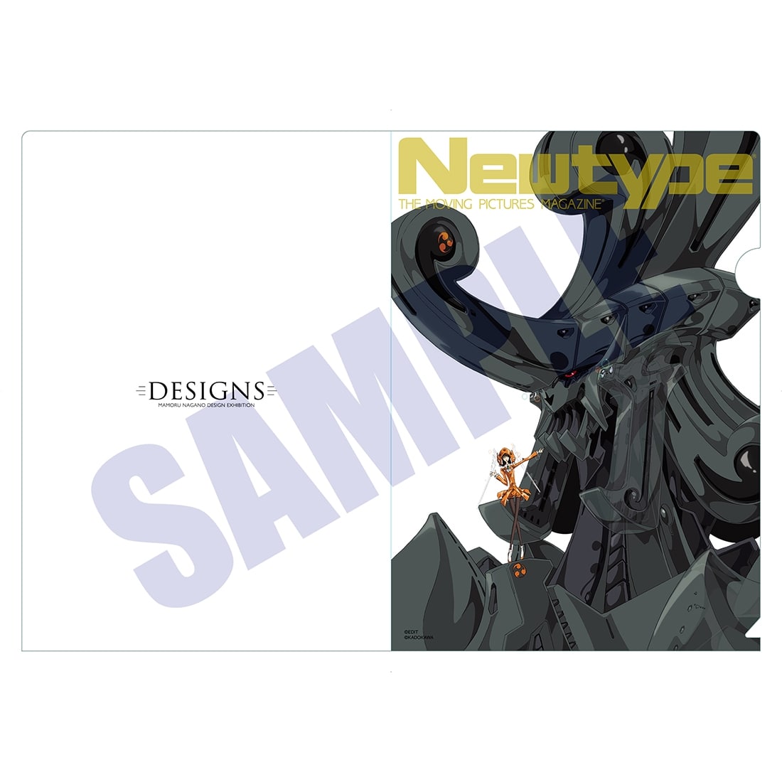 DESIGNS 永野護デザイン展 Newtypeクリアファイル Newtypeダッカス