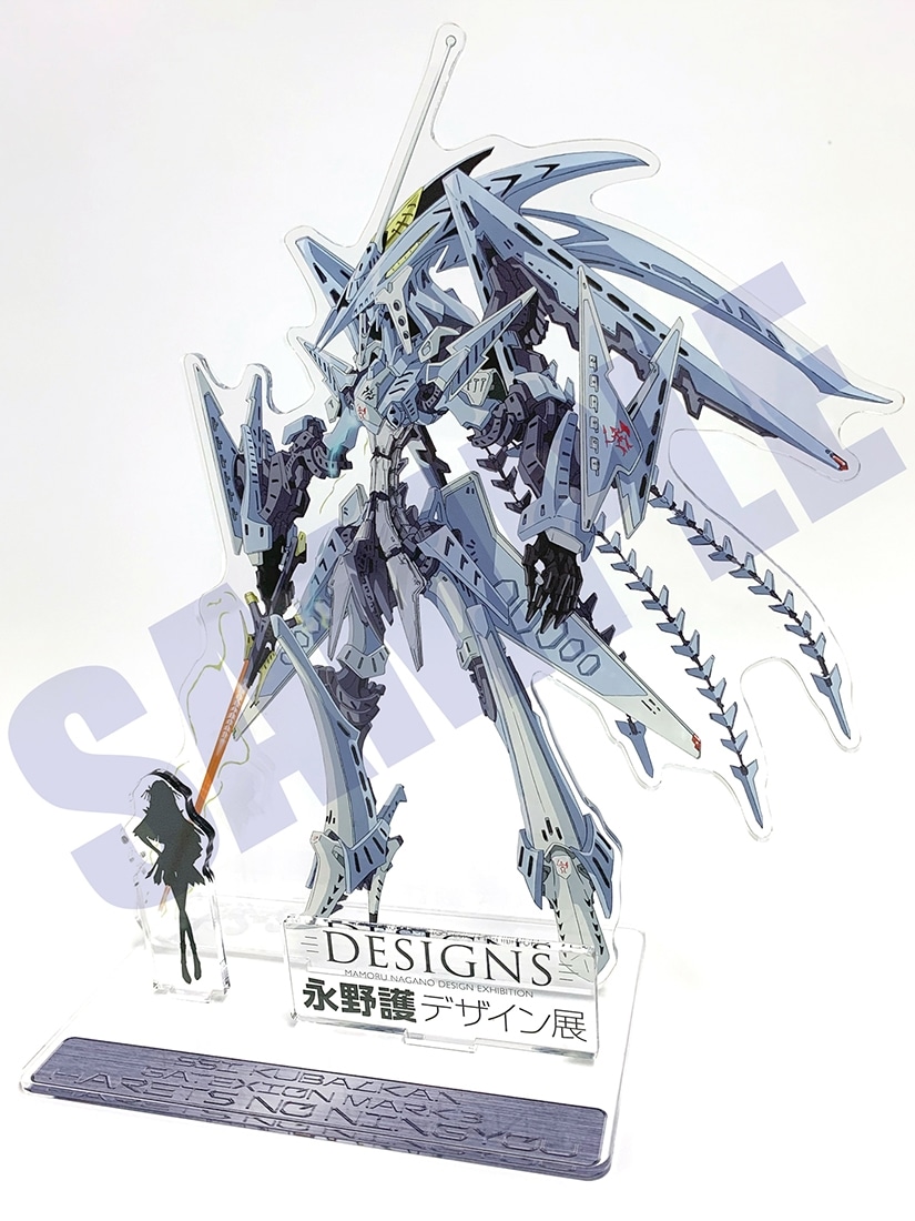 DESIGNS 永野護デザイン展 ビッグアクリルスタンド 破烈の人形（GM)＆静