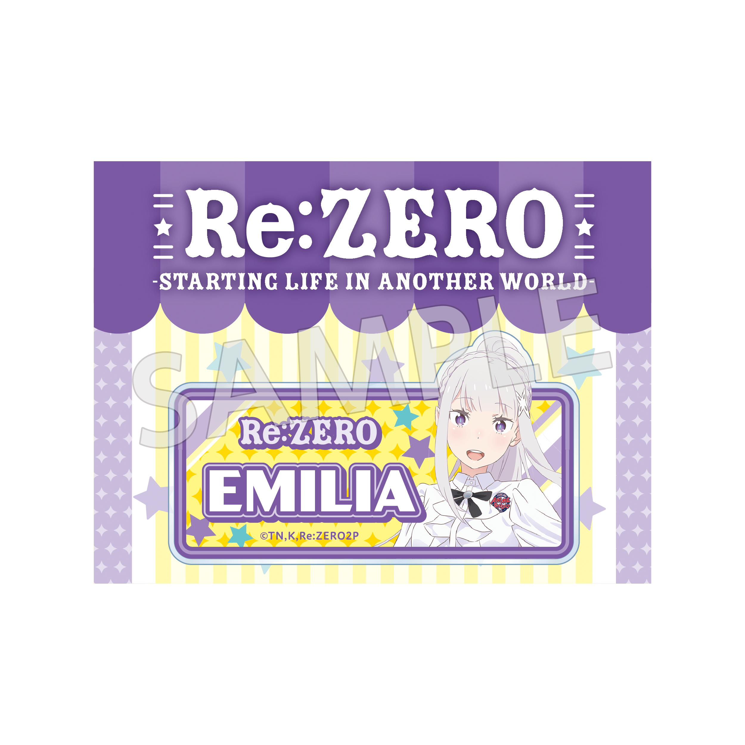 「Re:ゼロから始める異世界生活」名札バッジ AnimeJapan2024ver. エミリア