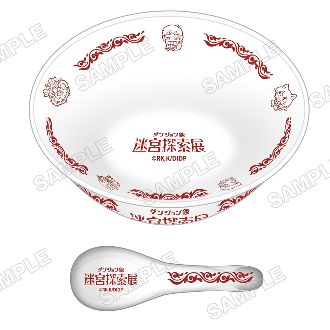 ダンジョン飯 迷宮探索展 どんぶり・レンゲセット