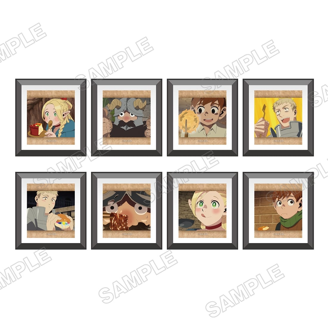 ダンジョン飯 迷宮探索展 トレーディング額入りマグネットA BOX