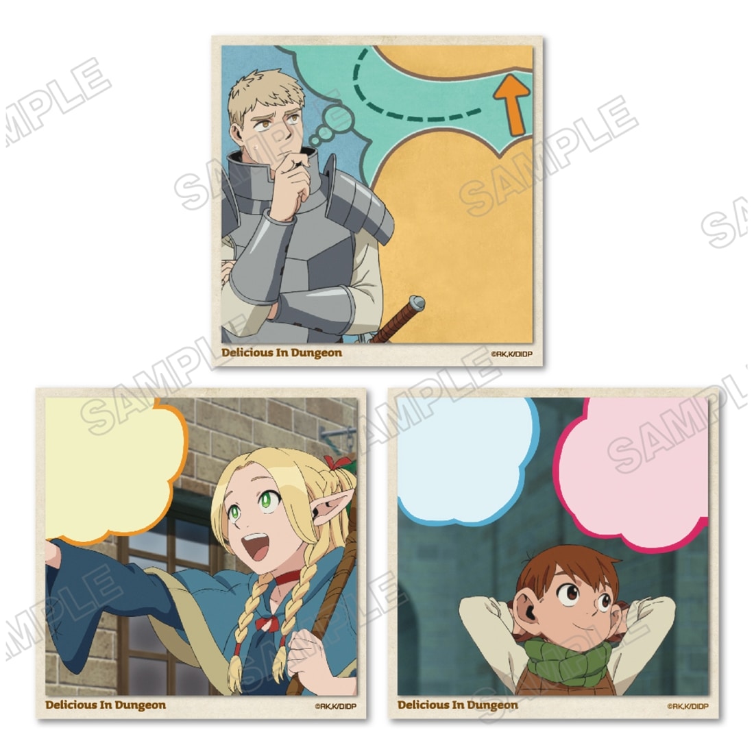 ダンジョン飯 迷宮探索展 吹き出しメモ帳