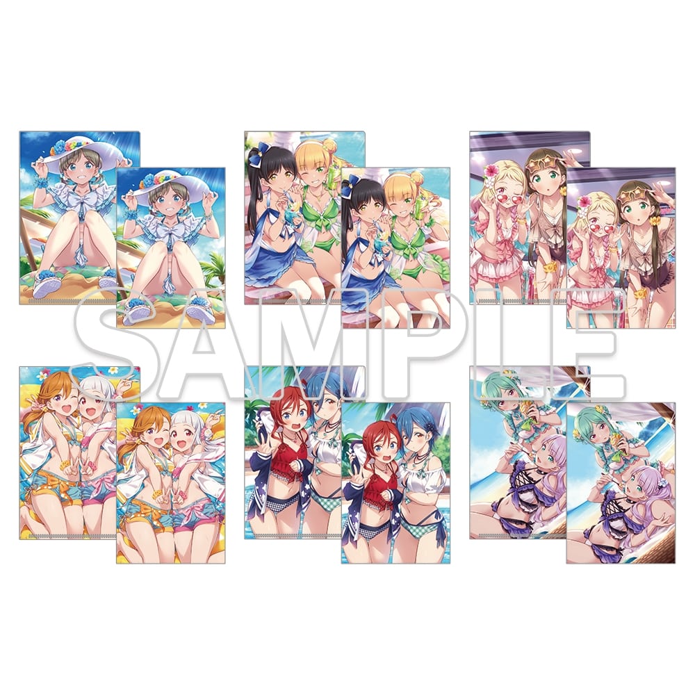 LoveLive!Days5周年記念『ラブライブ！スーパースター!!』トレーディングミニクリアファイル&ポストカード