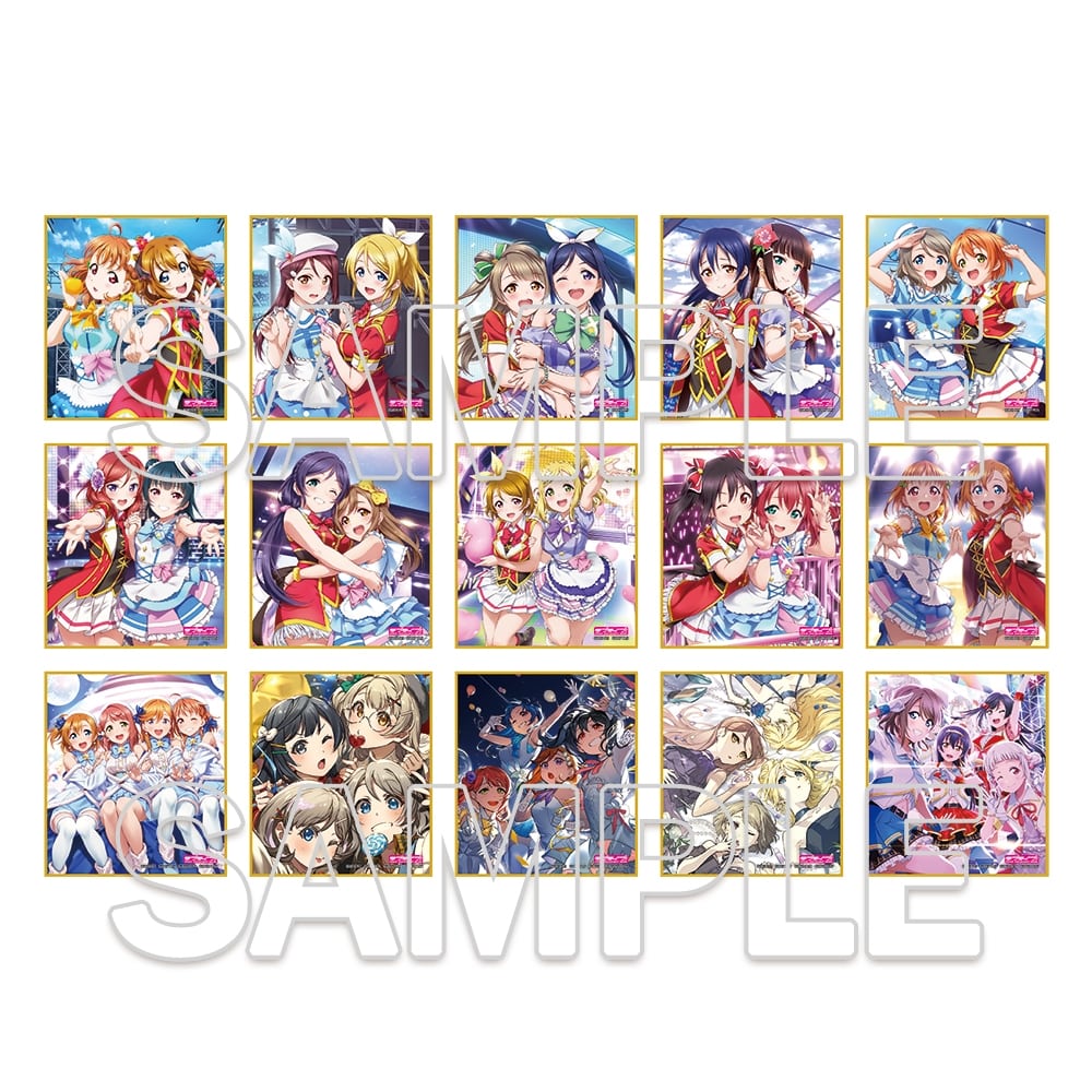 LoveLive!Days５周年記念　ラブライブ！シリーズ LoveLive!Daysコラボレーション表紙トレーディングミニ色紙