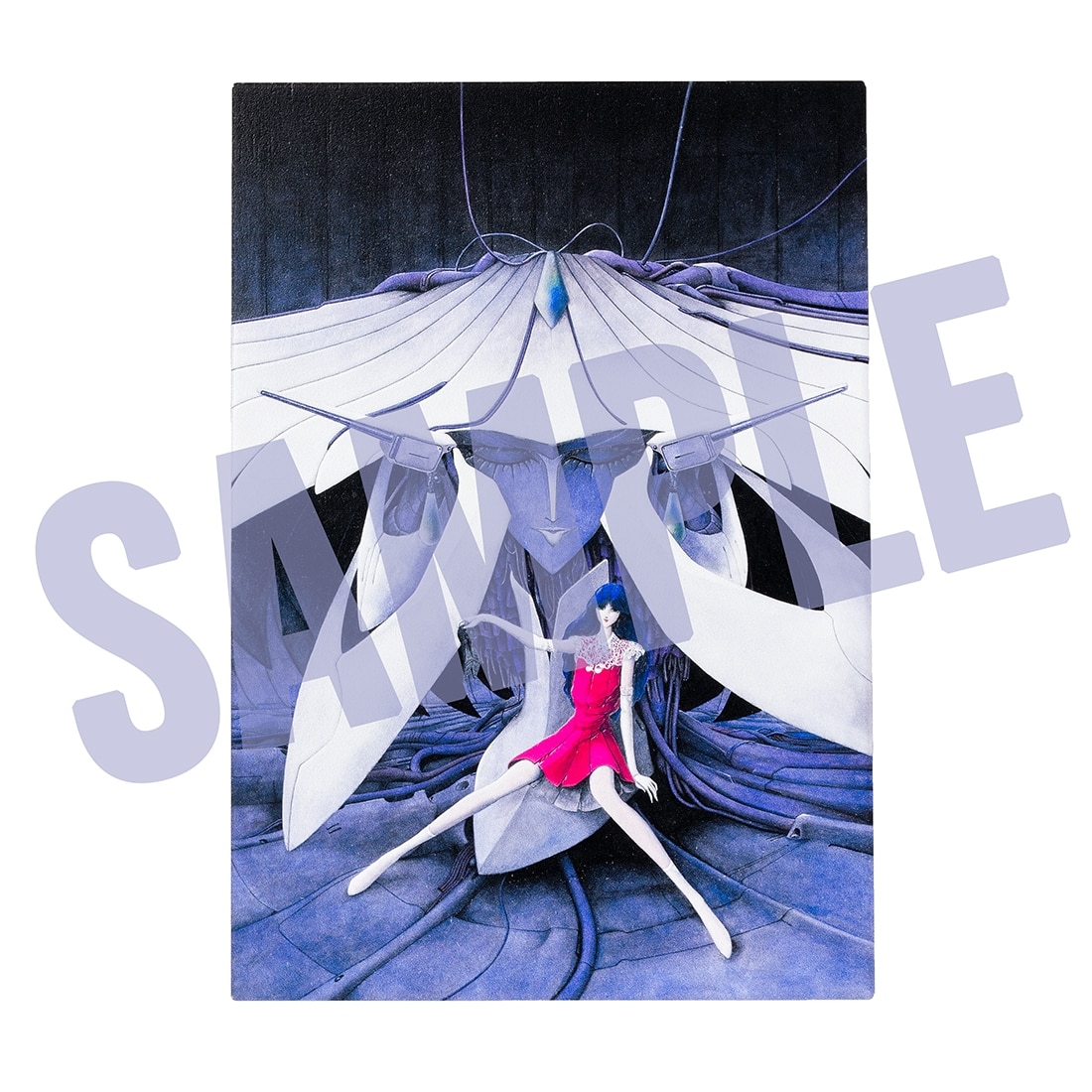 DESIGNS 永野護デザイン展 KCMオリジナル ファイブスター物語タッチミー！木製ポストカード MIRAGE GIRL