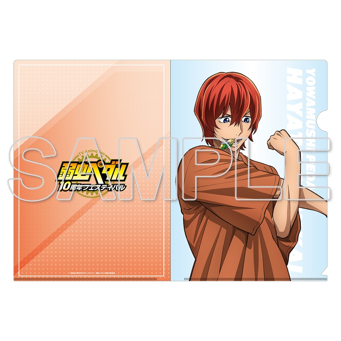 TVアニメ「弱虫ペダル」10周年フェスティバル クリアファイル　新開隼人