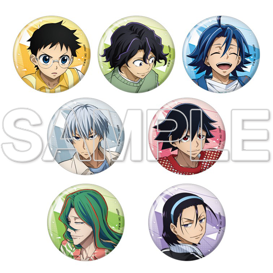 TVアニメ「弱虫ペダル」10周年フェスティバル トレーディングホログラム缶バッジ クライマーver.　BOX