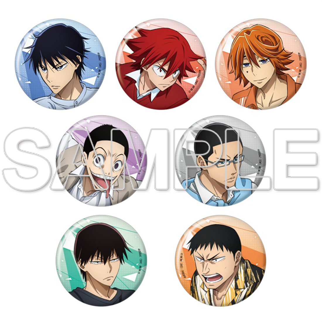 TVアニメ「弱虫ペダル」10周年フェスティバル トレーディングホログラム缶バッジ オールラウンダーver.　BOX