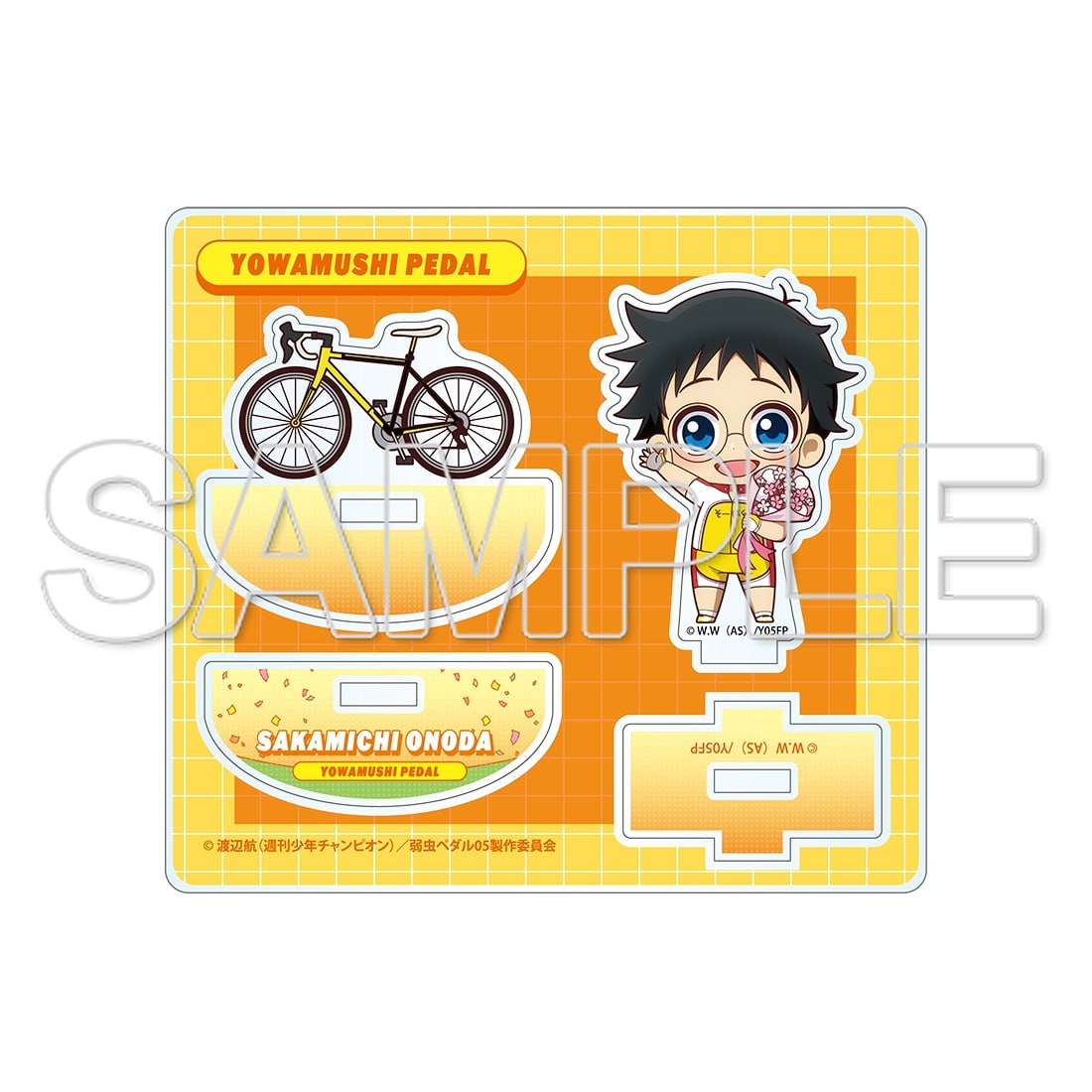 TVアニメ「弱虫ペダル」10周年フェスティバル ゆらゆらアクリルスタンド 小野田坂道