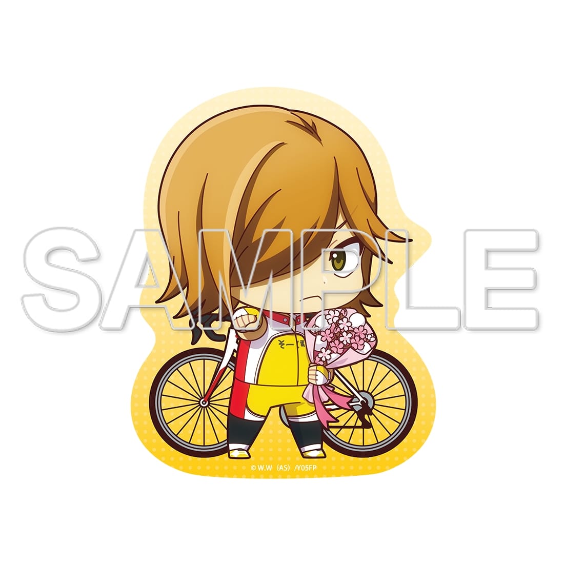 TVアニメ「弱虫ペダル」10周年フェスティバル ダイカットステッカー 青八木一