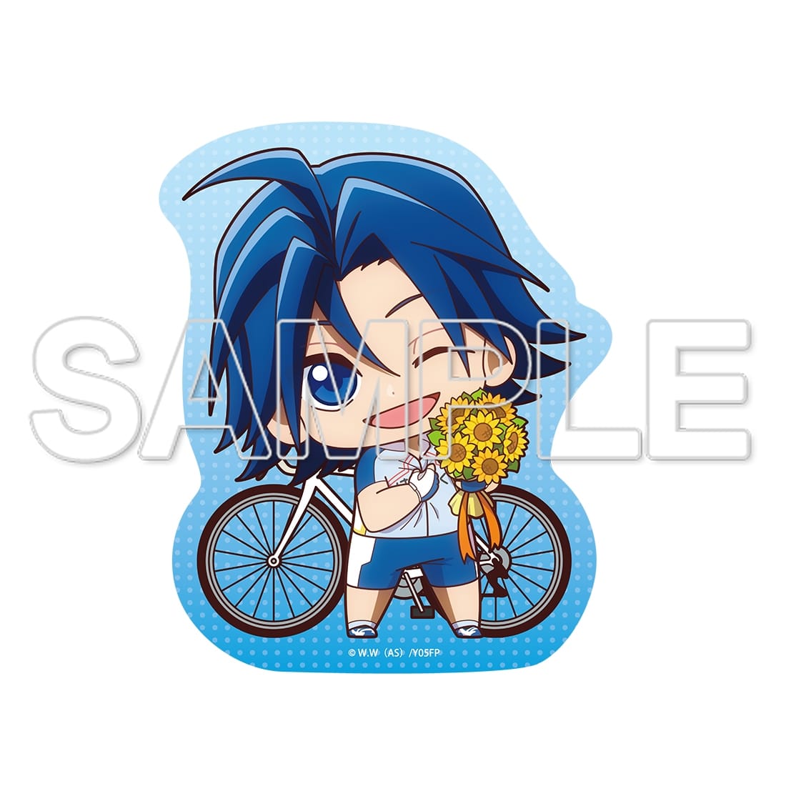 TVアニメ「弱虫ペダル」10周年フェスティバル ダイカットステッカー 真波山岳
