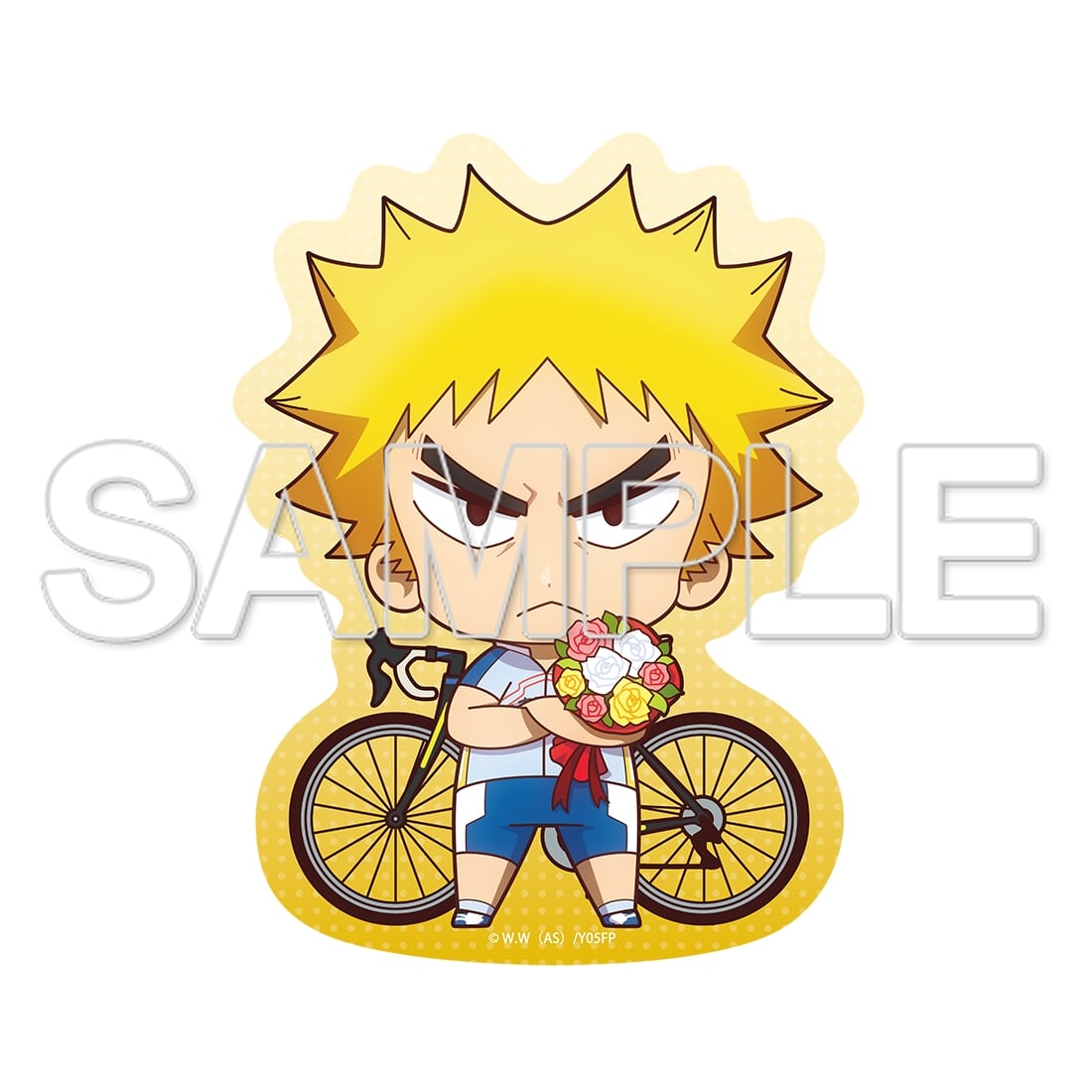TVアニメ「弱虫ペダル」10周年フェスティバル ダイカットステッカー 福富寿一