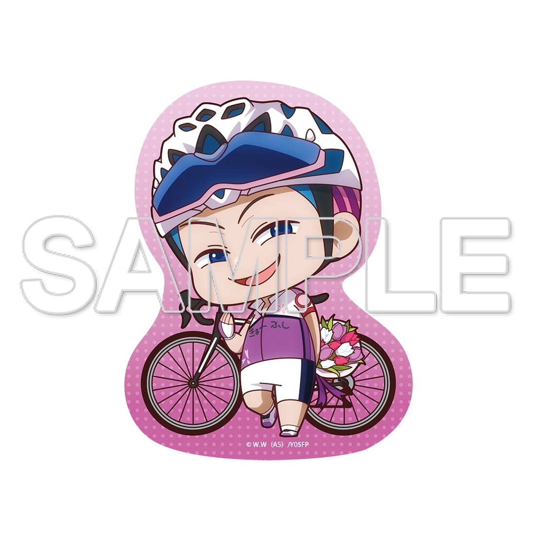 TVアニメ「弱虫ペダル」10周年フェスティバル ダイカットステッカー 岸神小鞠