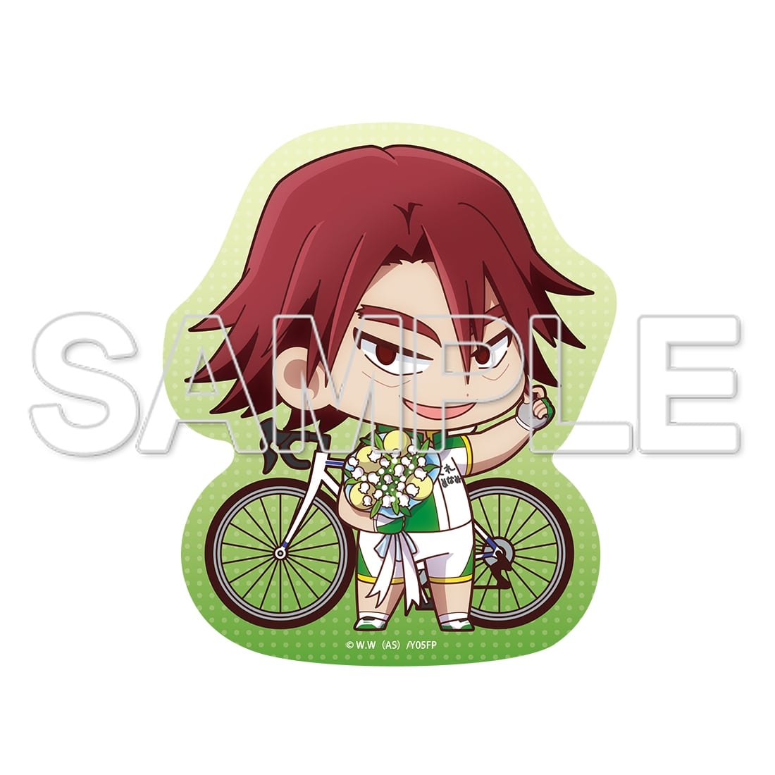 TVアニメ「弱虫ペダル」10周年フェスティバル ダイカットステッカー 待宮栄吉