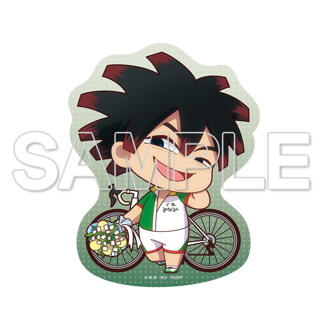 TVアニメ「弱虫ペダル」10周年フェスティバル ダイカットステッカー 浦久保優策