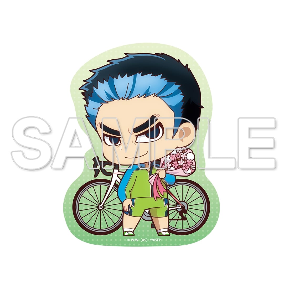 TVアニメ「弱虫ペダル」10周年フェスティバル ダイカットステッカー 段竹竜包