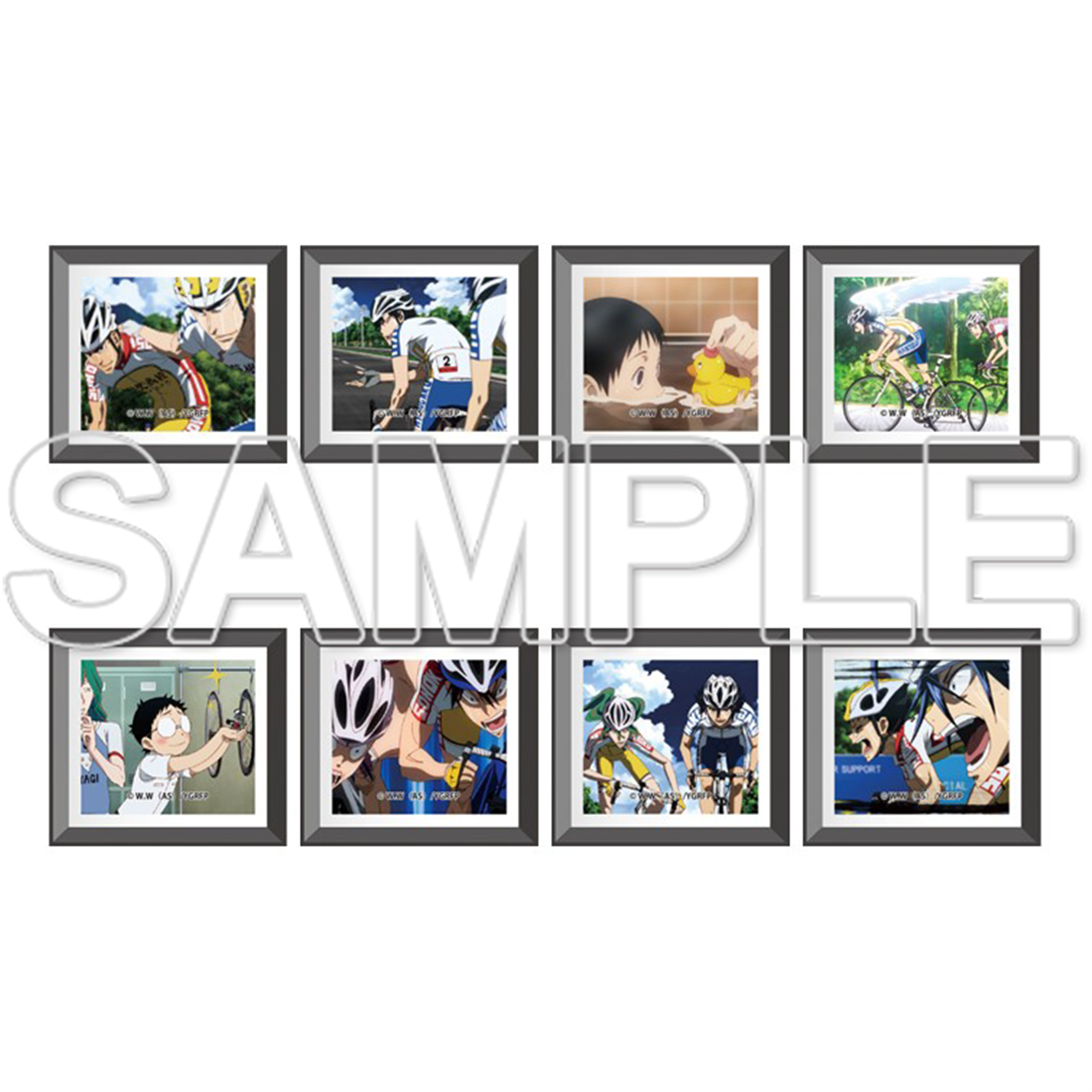 TVアニメ「弱虫ペダル」10周年フェスティバル トレーディング額入りマグネット 弱虫ペダルGRANDE ROAD