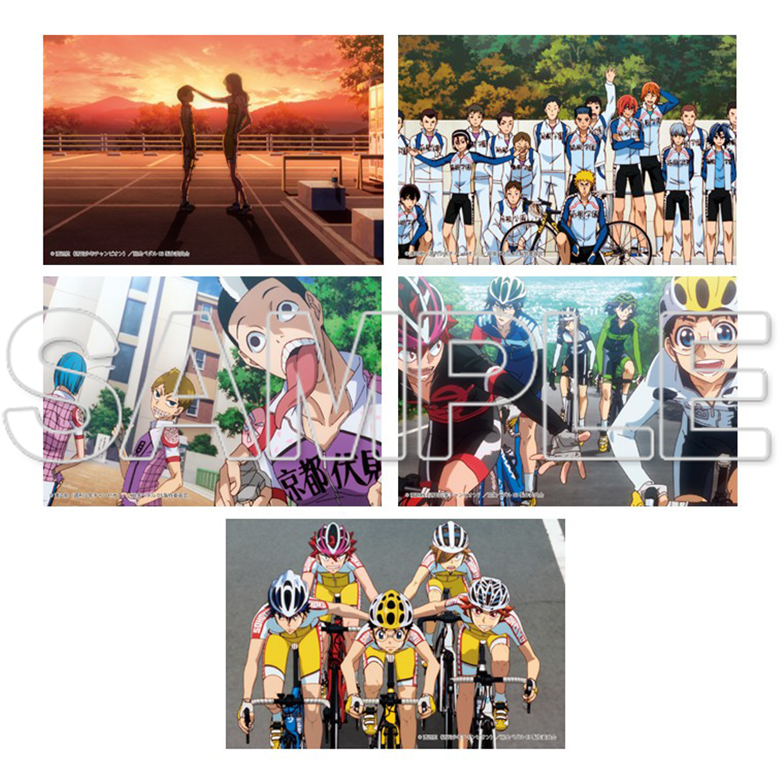 TVアニメ「弱虫ペダル」10周年フェスティバル ポストカードセット 弱虫ペダル NEW GENERATION