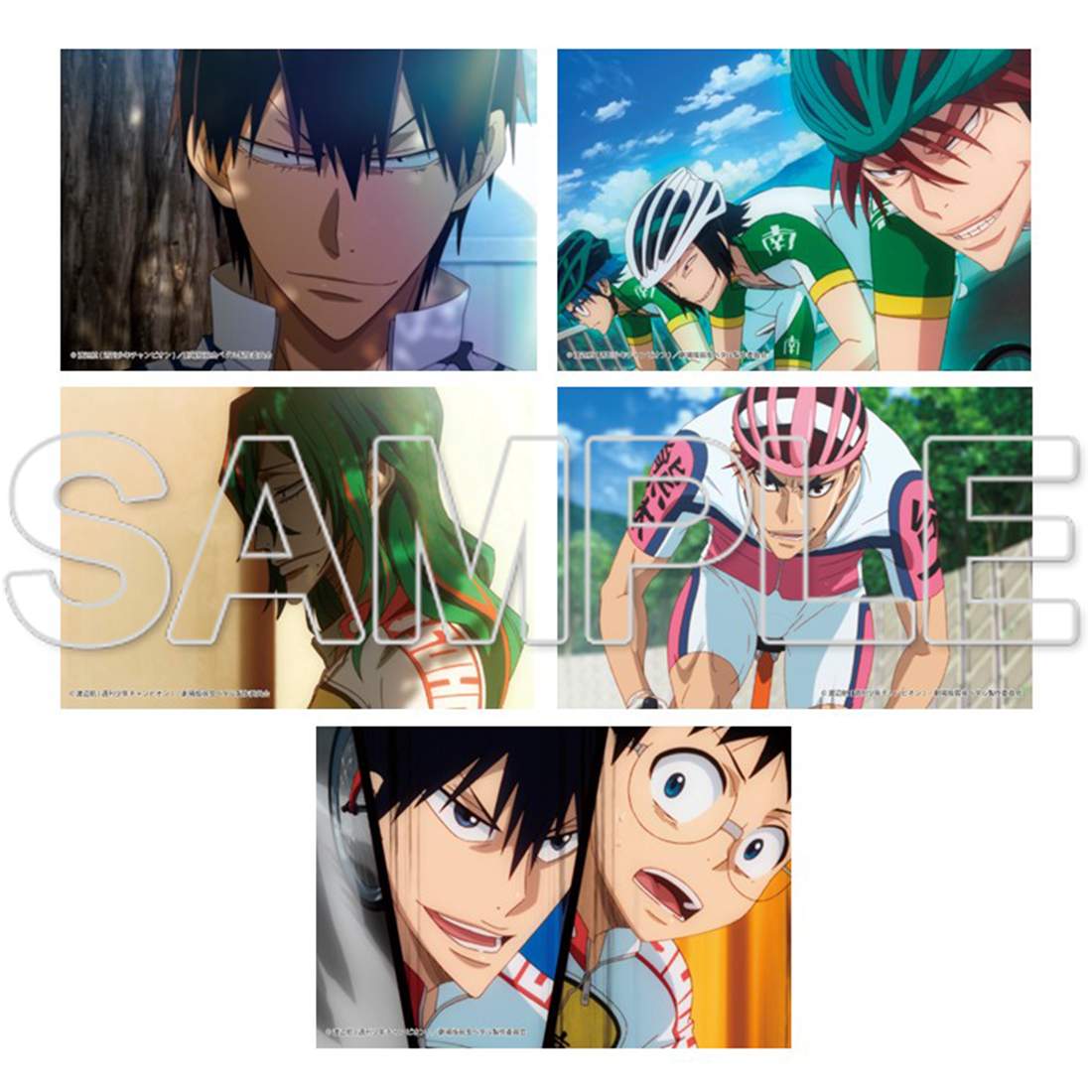 TVアニメ「弱虫ペダル」10周年フェスティバル ポストカードセット 劇場版