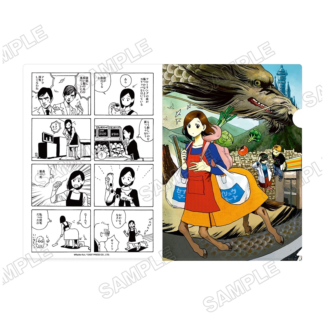 九井諒子展 クリアファイル：竜の学校は山の上  A 表紙