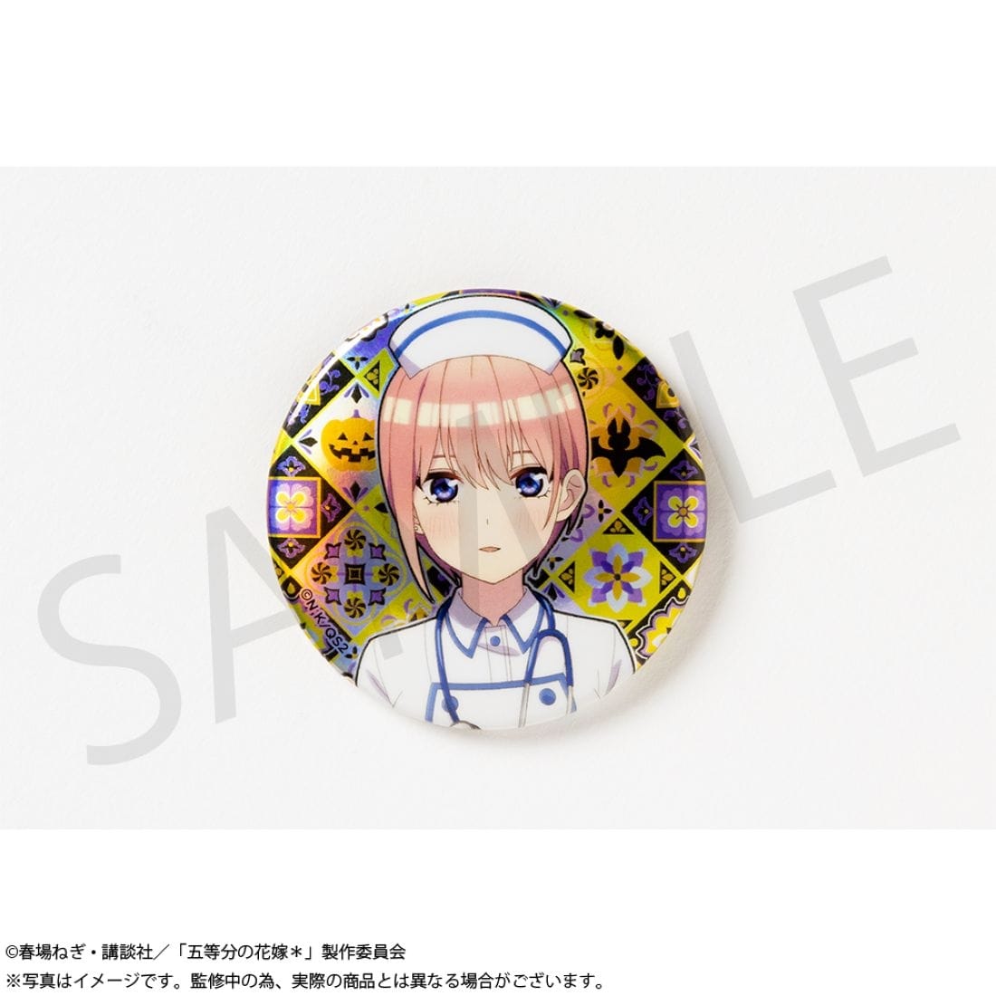 「五等分の花嫁＊」ホログラム57mm缶バッジ 中野一花